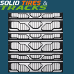 9.5" Toro Dingo Excavator Rubber Track 240x87.63x28